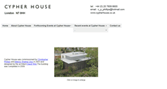 Desktop Screenshot of cypherhouse.co.uk