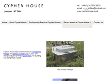 Tablet Screenshot of cypherhouse.co.uk
